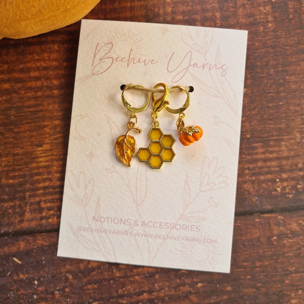 Cosy Autumn Stitchmarker Set