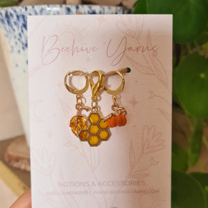 Cosy Autumn Stitchmarker Set