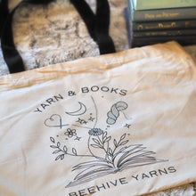 Load image into Gallery viewer, Yarn &amp; Books Canvas Tote
