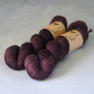 Nightshade - Barbarella - Gold Sparkle Sock